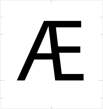 uppercase ae ligature